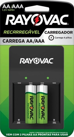 Carregador de Pilhas Aa/aaa Usb - Sm-4