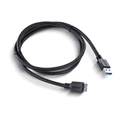 Cabo P/ Hd Externo Usb a 3.0 Macho P/ Micro Usb b 3.0 - 1 Metro - Puamcm3-1