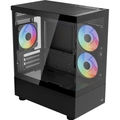Gabinete Gamer Aerocool Viewport Usb-c V1 Preto Lateral Vidro Temperado