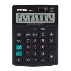 CALCULADORA MESA 12 DIGITOS ZT811 ZETA