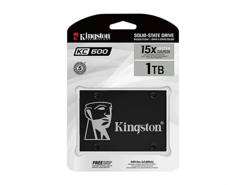 SSD Kingston 1TB, Sata III, 3,0, Leitura 550 MB/s e Gravação 520 MB/s - SKC600/1024G