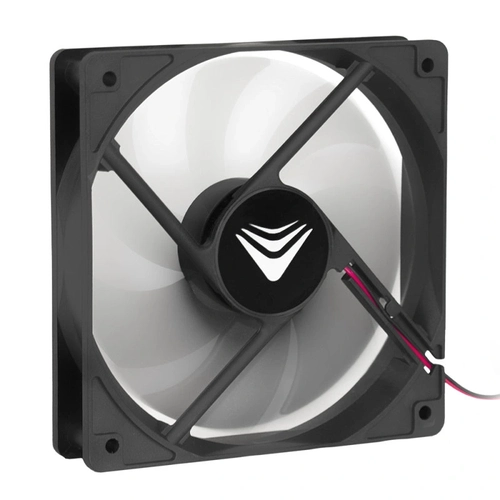 Cooler Evus Ev12025fan 12x12x2,5cm 12v Preto Sem Iluminacao
