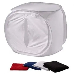 Tenda Difusora para Foto Still 60x60cm com 4 fundos