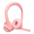 Headset Logitech Zone 300 Rosé Sem Fio - 981-001411