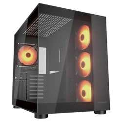 Gabinete Gamer Cougar, FV150, RGB, Lateral de Vidro, Mid-Tower, 4x Fans, Black - 385KA10.0001