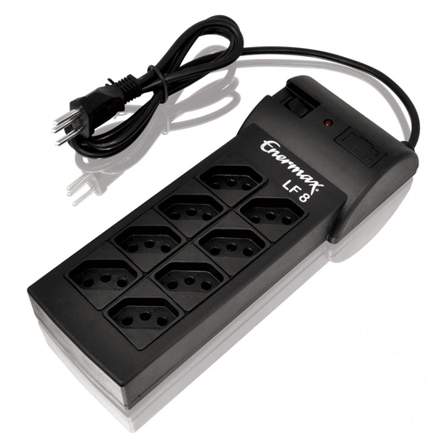 Filtro de Linha Enermax 8 Tomadas Padrão Novo - OP42112