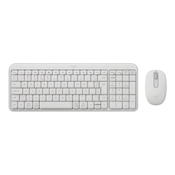 Kit Teclado e Mouse Logitech Mk250 Branco Bluetooth 920-013517