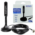 ANTENA P/ TV DIGITAL COM BASE MAGNÉTICA EXBOM AN-I3540B