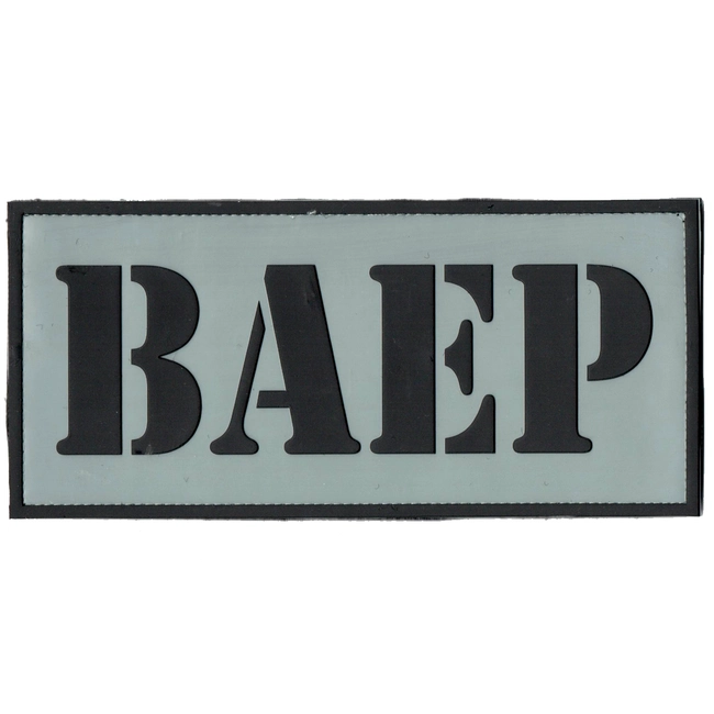 Placa Colete BAEP (Emborrachado)