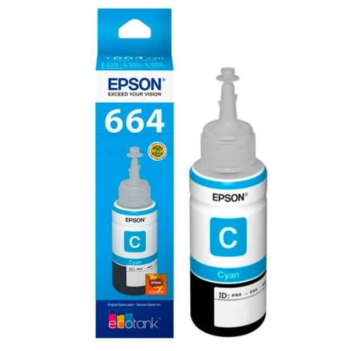 Refil Tinta Epson Azul T664220-al