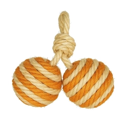 Brinquedo Bola Dupla em Sisal para Gatos