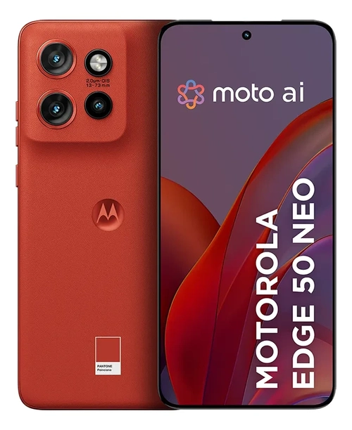 Smartphone Motorola Edge 50 Neo 5G - 256GB 16GB (8GB RAM+8GB Ram Boost) 50MP Sony Camera Moto AI Ultra resistência militar