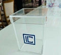 Porta objetos M com tampa - Logo alto relevo inicial ou desenho