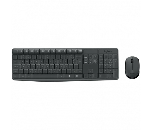 Kit Teclado E Mouse Sem Fio Mk235 Logitech
