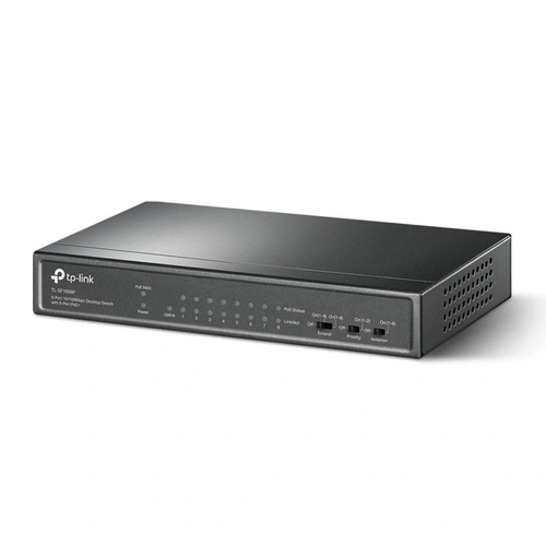 Switch Poe 9 Portas Fast 10/100 (8 Portas Poe+) Tl-sf1009p Smb