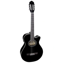 Violao Eletrico Nylon Mini Jumbo C/ Cutaway Gsf-1dceq  Preto Giannini