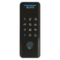 Fechadura Digital de Sobrepor Wi-fi Com Biometria Esf-ds4100v Tecno Preto Elsys