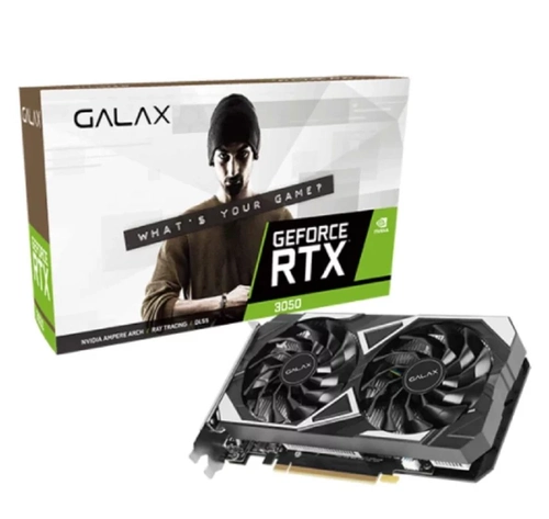 Placa de Video Galax, Geforce, RTX 3050 EX 2X 6GB - 96 Bits - Dvi/hdmi/dp - 35NRLDHP90DV