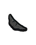 Breve Rpas emborrachado - preto