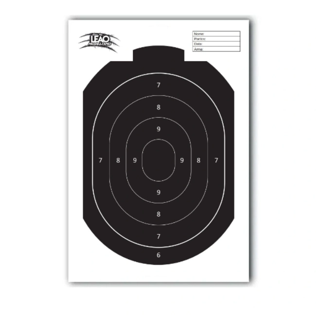 Alvo de Papel Leão Tiro (Humanóide)
