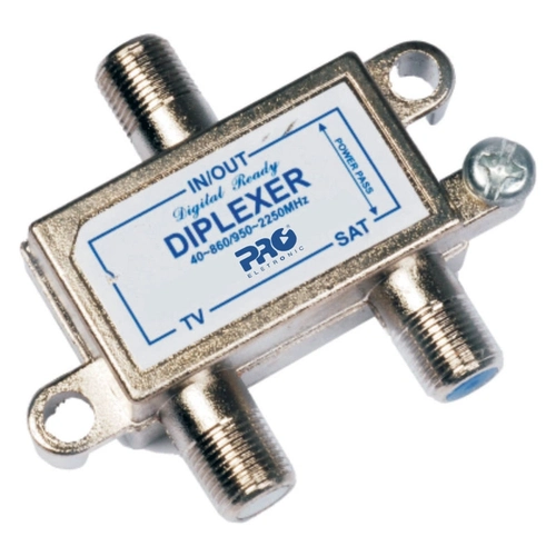 Diplexer Proeletronic Pqdi-6500 Vhf e Uhf+satelite Com Pas.dc