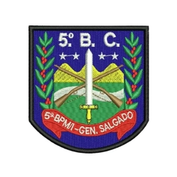 Brasão 5º BPM/I Gen. Salgado (Bordado)