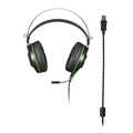 Headset Gamer Multi PH259 Warrior Raiko USB 7.1, 3D, Digital Surround Sound, LED Verde