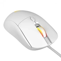 Mouse Gamer Pcyes Basaran White Ghost 12400 DPI RGB 6 BOTOES - PMGBRWG