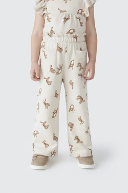 Calça Estampada Gatinha Hering - Feminina