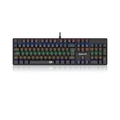 Teclado Mecânico Gamer Redragon Valheim K608, Full Size, Iluminação Rainbow, ABNT2, Preto