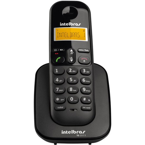 Telefone Sem Fio Intelbras Ts3111 Ramal Preto