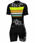 Macaquinho de Ciclismo Feminino Flor de Cera