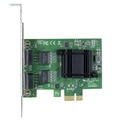Placa de Rede Dual Port 10/100/1000 Pci-e Com Suporte Low Profile Prv2p1000e