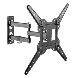 Suporte Biarticulado de Parede para Tvs de 23-55" Até 30kg Com Inclinação - Sta-2355