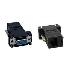 Adaptador Conector VGA (Fêmea) Para RJ45 (Fêmea) - AD0221