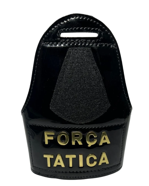 Braçal Forca Tática - alto brilho sintético com velcro