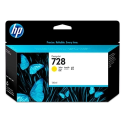 Cartucho De Tinta Hp 728 Amarelo Pluk 130ml - F9j65a