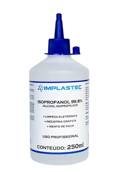 Álcool Isopropílico 250ml Com Bico Aplicador