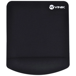 Mouse Pad Vinik Com Apoio de Pulso Em Gel Preto - MPG-02P