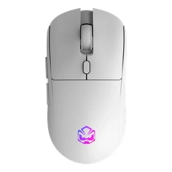Mouse Gamer Sem Fio Pcyes Basaran Stealth White Ghost 10000 DPI RGB 6 Botões - PMGBRSTWG