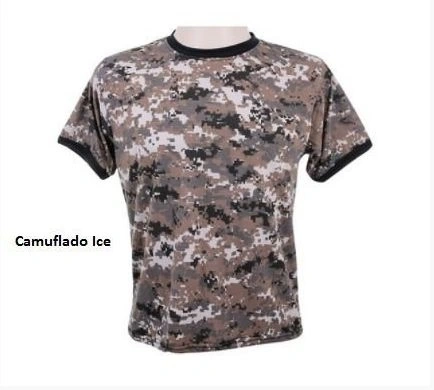 Camiseta Camuflada Digital Ice
