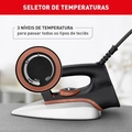 Ferro a Seco Arno Drygliss Fs31 1200w Preto/terracota 127v