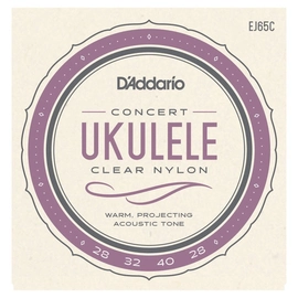 Encordoamento Nylon Ukulele Concert Ej65c