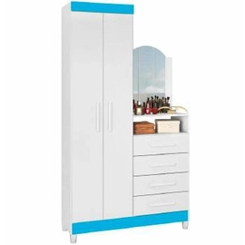 Roupeiro Comoda Albatroz Capri 04 Gvt e 02 Pts - 9732.293