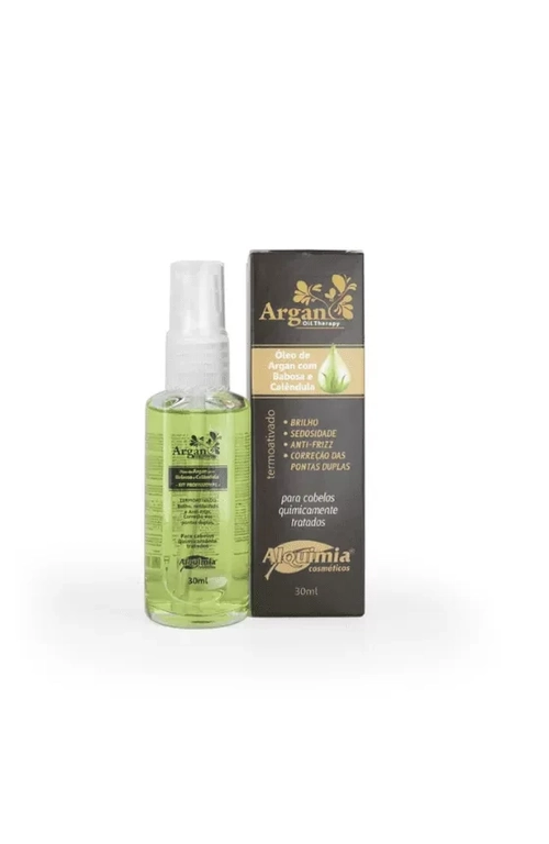 Óleo de Argan Oil Therapy com Babosa e Calêndula Alquimia 30ml