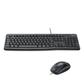 Kit Teclado e Mouse Logitech Mk120 Preto Usb Padrão Abnt2 - 920-004429