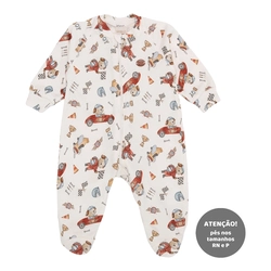 Macacão Abertura Em Zíper Suedine Masculino - Racer