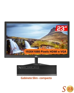 KIT Intel i5 - Hd 256 Ssd Mem 8Gb Monitor 23