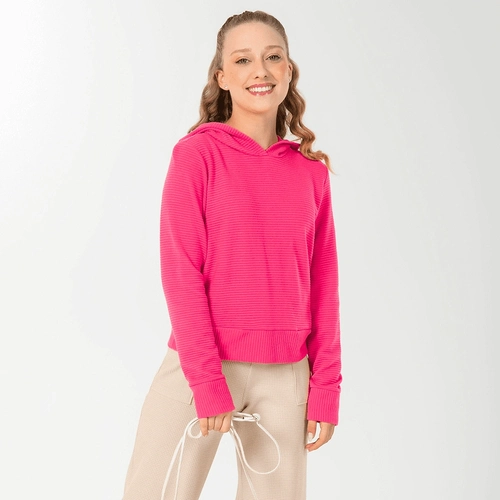 Blusão Moletom Cotelê Cativa - Feminino