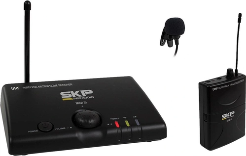 Microfone Sem Fio Uhf de Lapela Mini-iii, Distância Máxima de Operação: 50 Metros